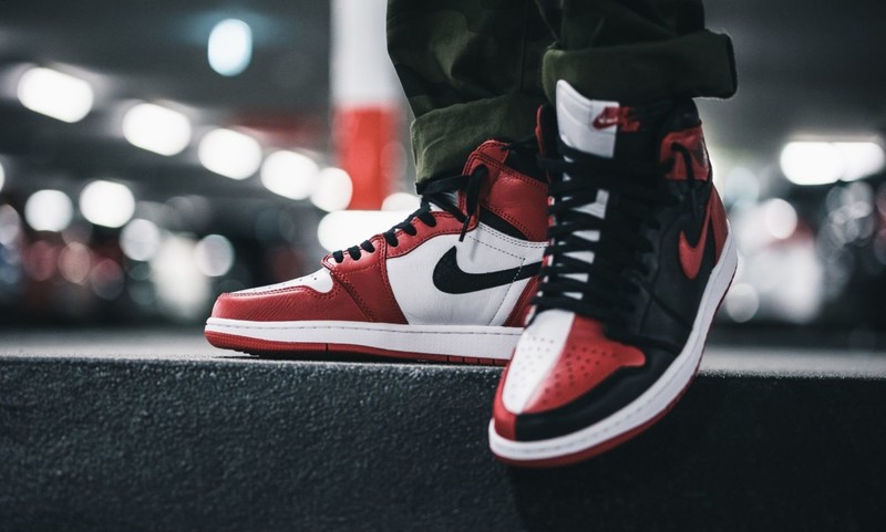 Jordan 1 homage 2024 to home on feet